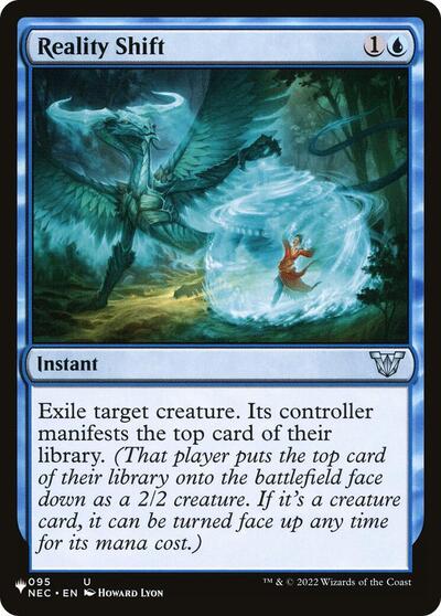 Reality Shift (The List, from NEC) from PLST #NEC-95, Magic: The Gathering card