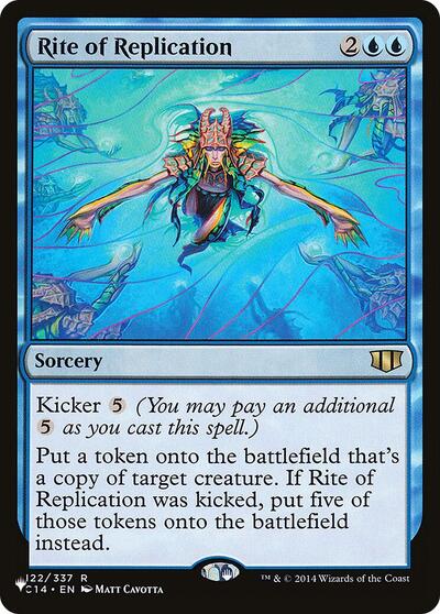 Rite of Replication (The List, from C14) from LIST #C14-122, Magic: The Gathering card