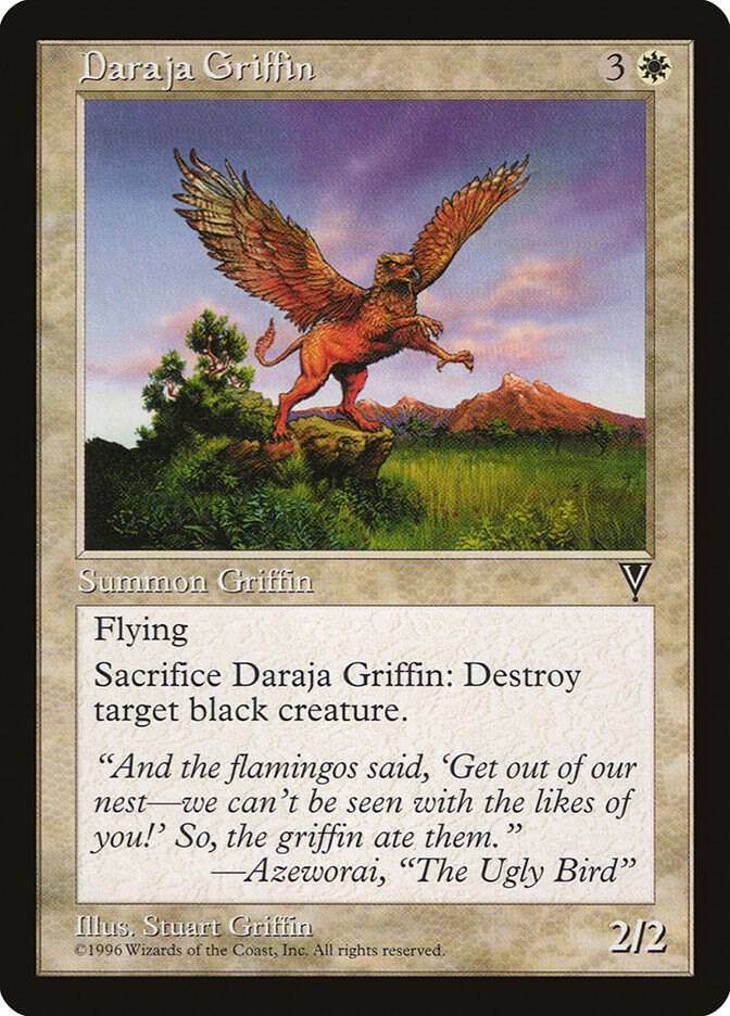 Daraja Griffin - Visions - Magic: The Gathering - TCGplayer.com
