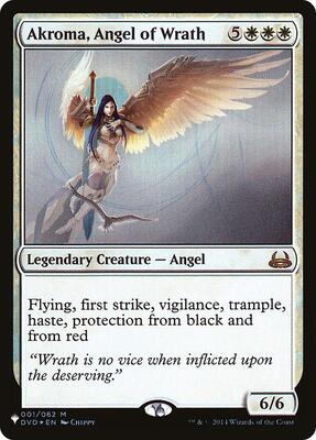 Akroma, Angel of Wrath 001/062 – The List Reprints (Mythic)