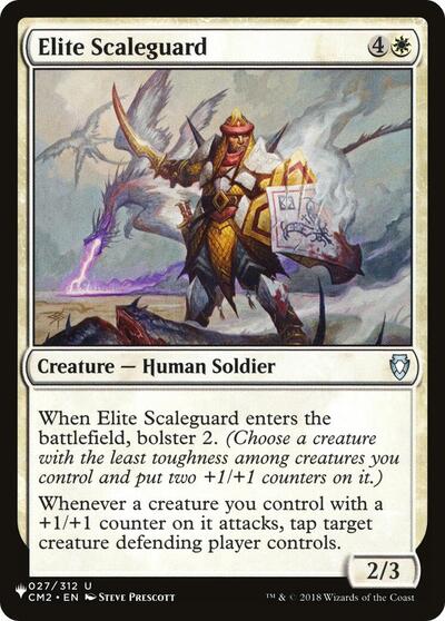 Elite Scaleguard (The List) from LIST #CM2-27, Magic: The Gathering card