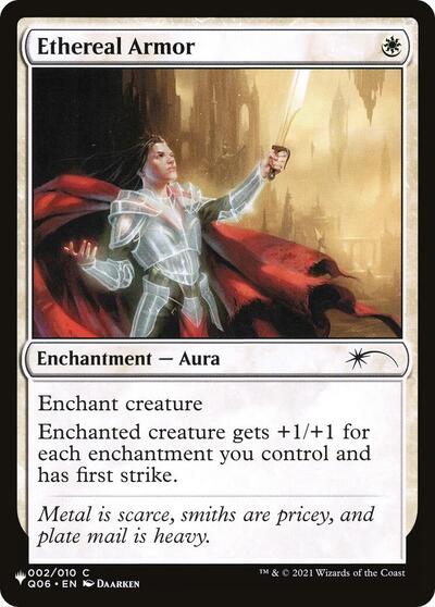 Ethereal Armor (The List) from LIST #Q06-2, Magic: The Gathering card