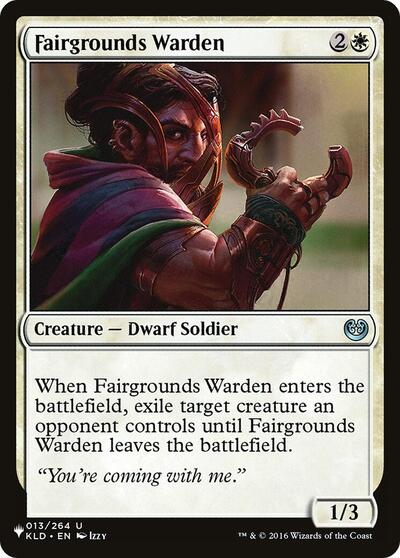 Fairgrounds Warden (The List) from LIST #KLD-13, Magic: The Gathering card