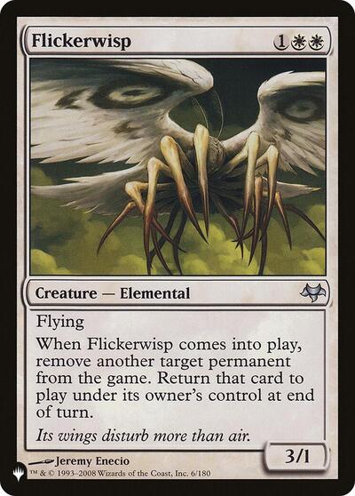 Flickerwisp (The List) from LIST #EVE-6, Magic: The Gathering card