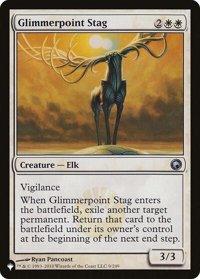 Glimmerpoint Stag (The List) from LIST #SOM-9, Magic: The Gathering card