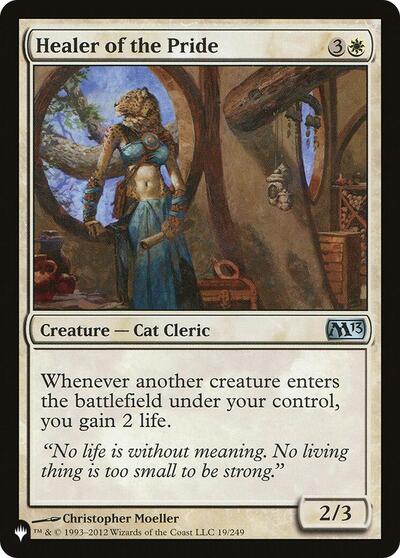 Healer of the Pride (The List) from LIST #M13-19, Magic: The Gathering card