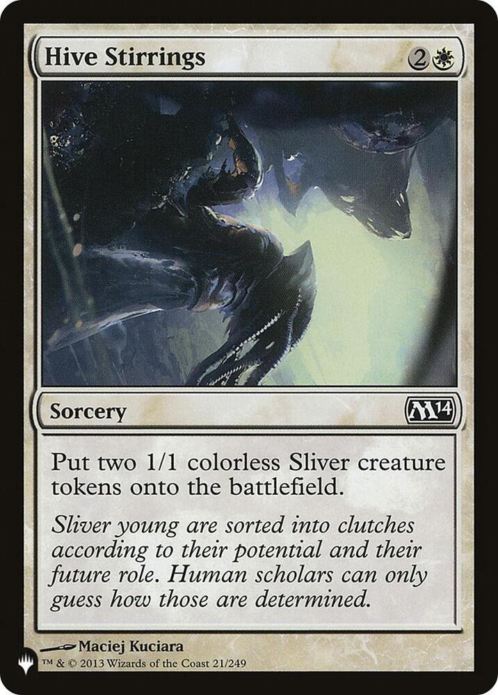 Hive Stirrings #M14-21 — The List
