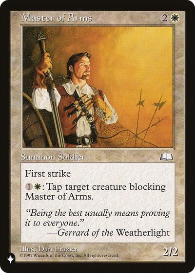 Master of Arms (The List) from LIST #WTH-20, Magic: The Gathering card