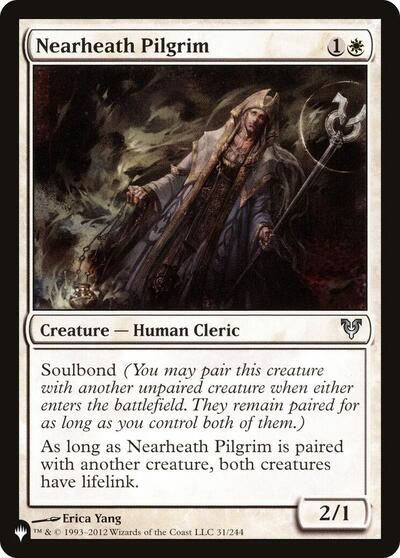 Nearheath Pilgrim (The List) from LIST #AVR-31, Magic: The Gathering card