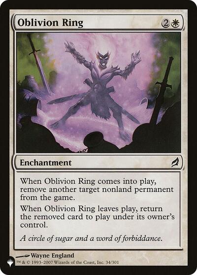 Oblivion Ring (The List) PLST LRW-34 Magic card