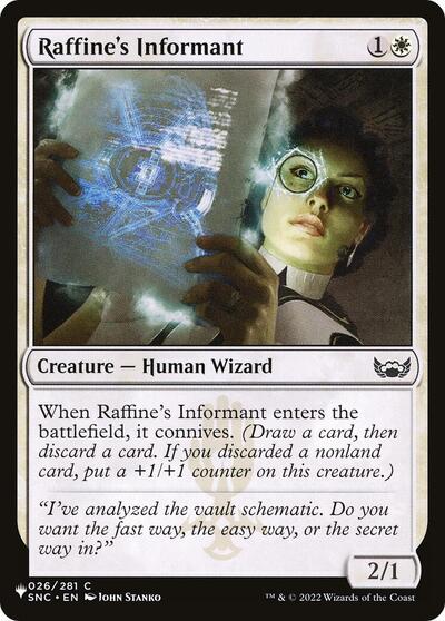 Raffine's Informant (The List) from LIST #SNC-26, Magic: The Gathering card