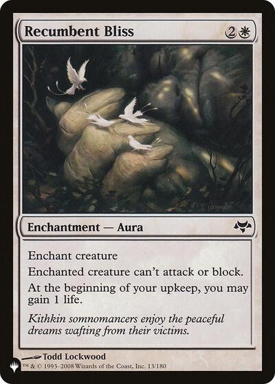 Recumbent Bliss (The List) from LIST #EVE-13, Magic: The Gathering card
