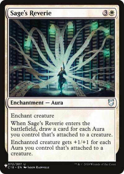 Sage's Reverie (The List) from LIST #C18-72, Magic: The Gathering card