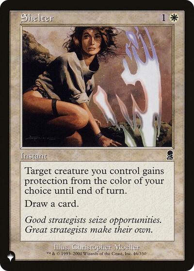 Shelter (The List) from PLST #ODY-46, Magic: The Gathering card