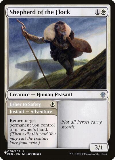 Shepherd of the Flock (The List) from LIST #ELD-28, Magic: The Gathering card