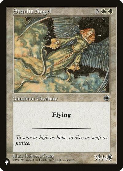 Starlit Angel (The List) from LIST #POR-30, Magic: The Gathering card