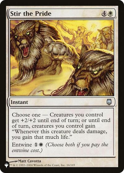 Stir the Pride (The List) from LIST #DST-16, Magic: The Gathering card