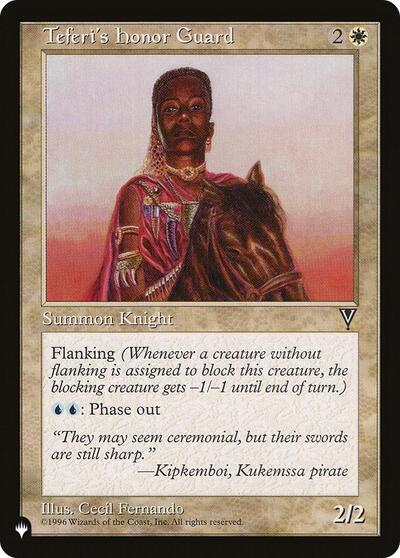 Teferi's Honor Guard (The List) from LIST #VIS-22, Magic: The Gathering card