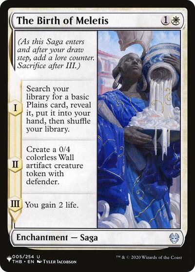 The Birth of Meletis (The List) from LIST #THB-5, Magic: The Gathering card
