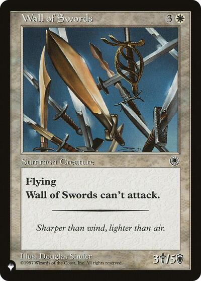 Wall of Swords (The List) PLST POR-37 Magic card