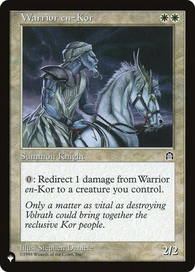 Warrior en-Kor (The List) from LIST #STH-23, Magic: The Gathering card