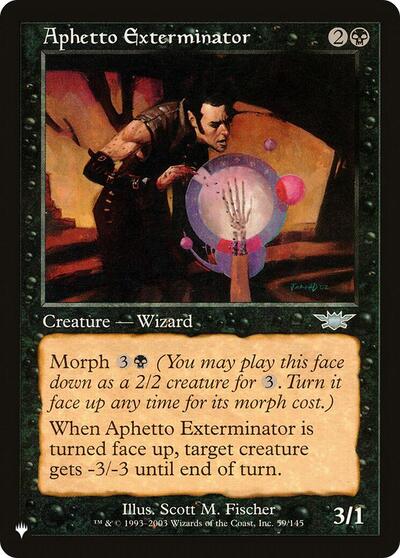Aphetto Exterminator (The List) from PLST #LGN-59, Magic: The Gathering card