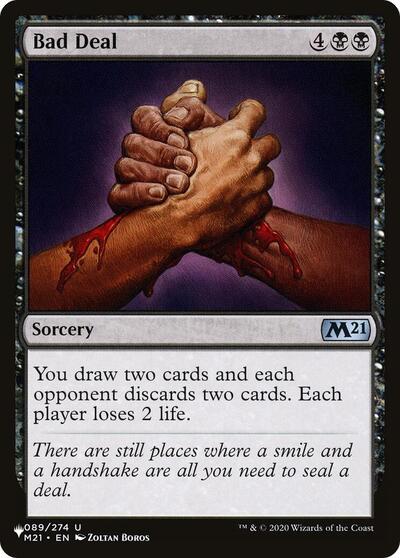 Bad Deal (The List) from LIST #M21-89, Magic: The Gathering card