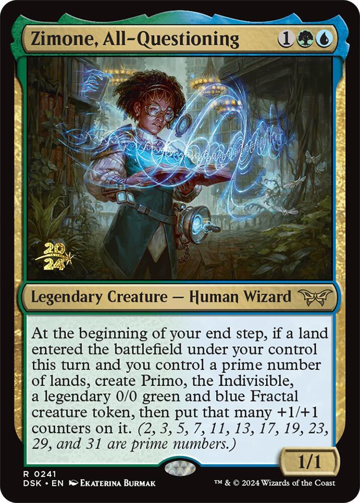 Zimone, All-Questioning - Prerelease Cards - Magic: The Gathering