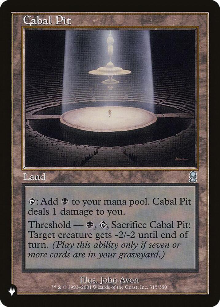 Cabal Pit 315/350 card