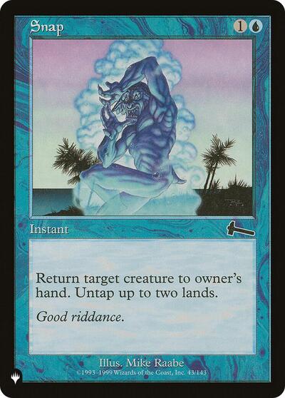 Snap (The List, from ULG) from PLST #ULG-43, Magic: The Gathering card