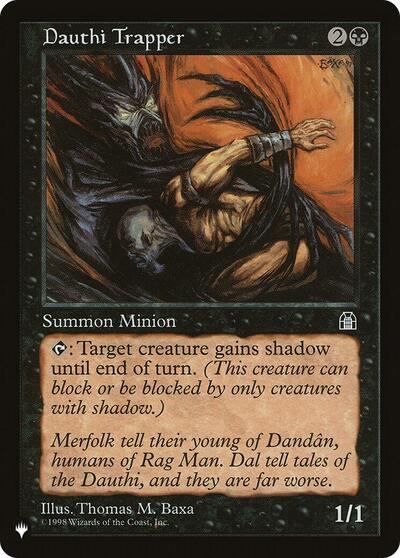 Dauthi Trapper (The List) from PLST #STH-56, Magic: The Gathering card