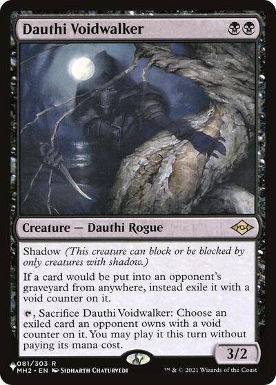 Dauthi Voidwalker (The List) from PLST #MH2-81, Magic: The Gathering card
