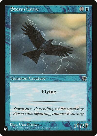 Storm Crow (The List · from POR) PLST POR-69 Magic card