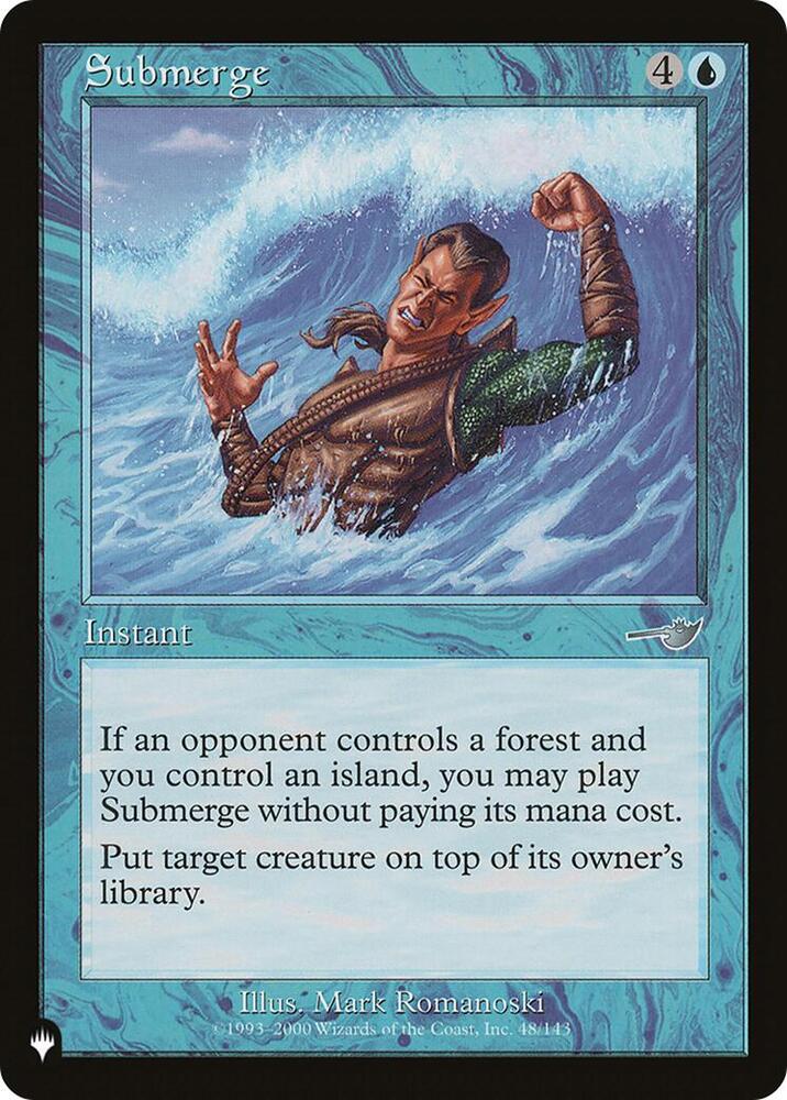 MTG 水没 submerge英語 foil Submerge - The List Reprints - Magic: The Gathering - TCGplayer.com