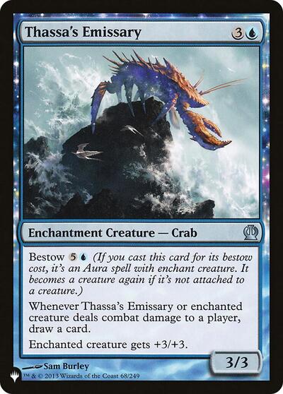 Thassa's Emissary (The List) from PLST #THS-68, Magic: The Gathering card