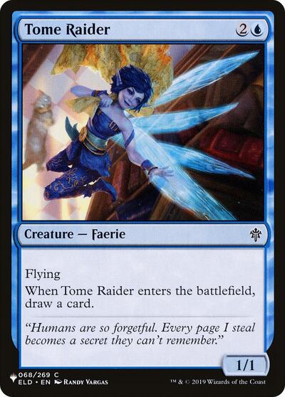 Tome Raider (The List) from PLST #ELD-68, Magic: The Gathering card