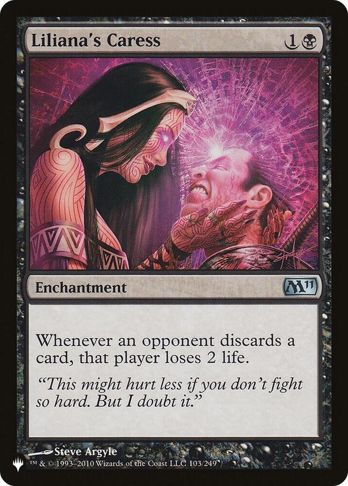 Liliana's Caress - The List Reprints - Magic: The Gathering - TCGplayer.com