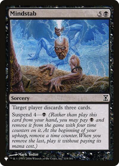 Mindstab (The List) from PLST #TSP-119, Magic: The Gathering card