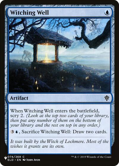 Witching Well (The List) from PLST #ELD-74, Magic: The Gathering card