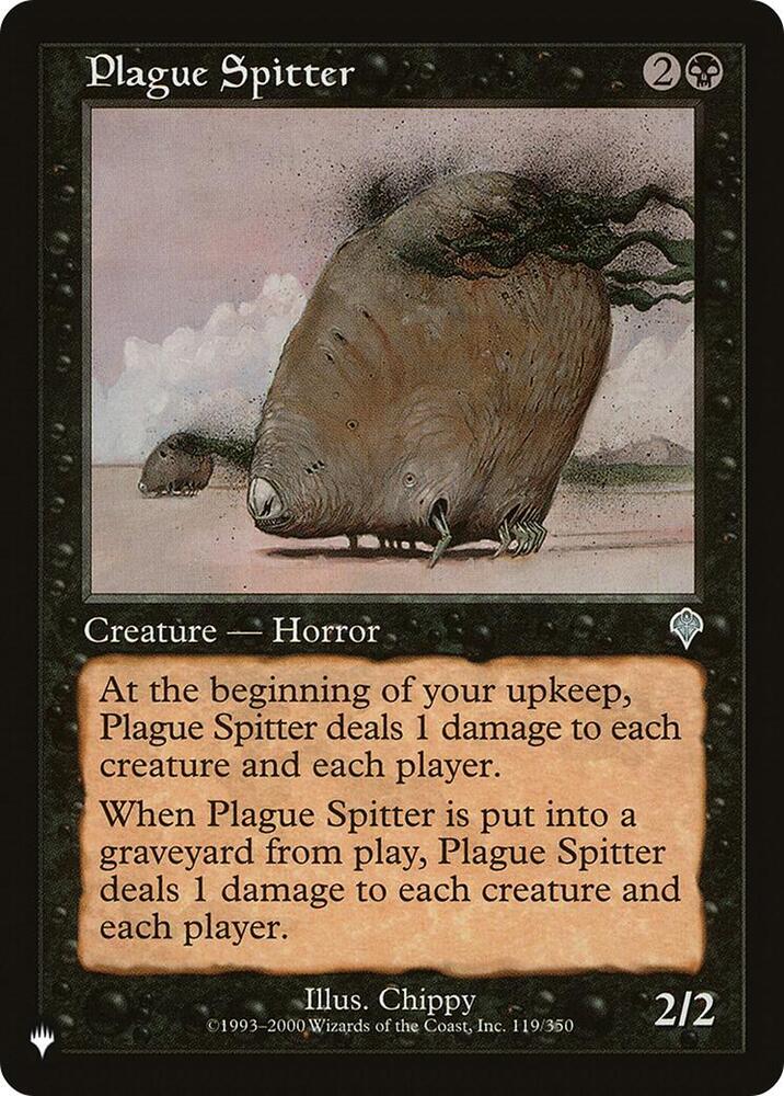 Plague Spitter #INV-119 — The List