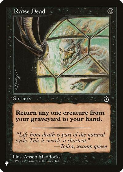 Raise Dead (The List) from LIST #P02-86, Magic: The Gathering card