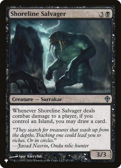 Shoreline Salvager (The List) from PLST #WWK-67, Magic: The Gathering card