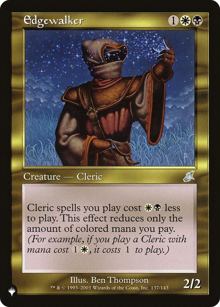 Edgewalker #SCG-137 — The List