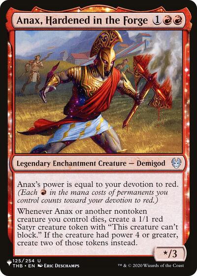 Anax, Hardened in the Forge (The List) PLST THB-125 Magic card