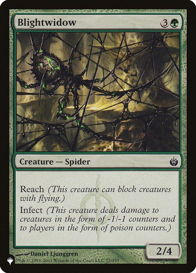 Blightwidow #MBS-77 — The List