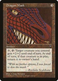 Dragon Mask - Visions - Magic: The Gathering card