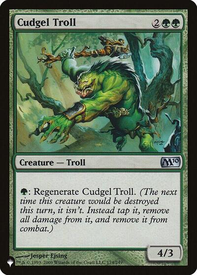Cudgel Troll (The List) from LIST #M10-174, Magic: The Gathering card