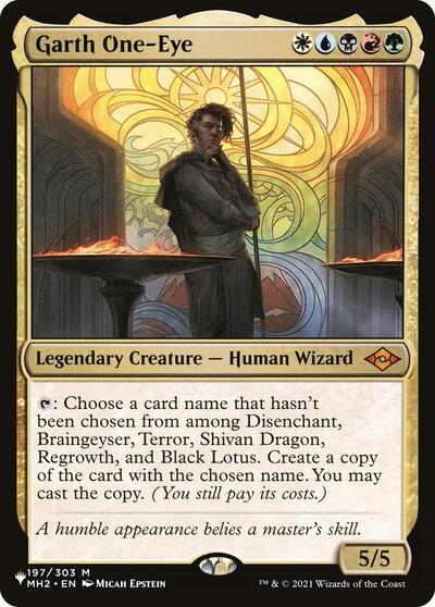 Garth One-Eye (The List) from LIST #MH2-197, Magic: The Gathering card