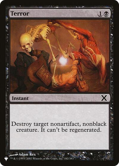 Terror (The List) from LIST #10E-182, Magic: The Gathering card