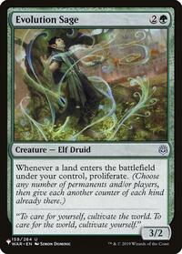 Evolution Sage - The List Reprints - Magic: The Gathering card